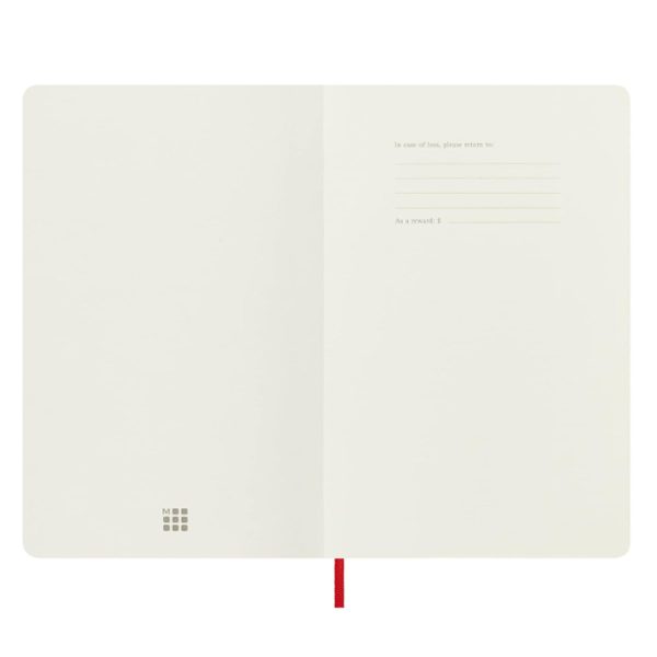 Moleskine Classic Soft Cover Red Notebook - A5, Ruled Online Sale