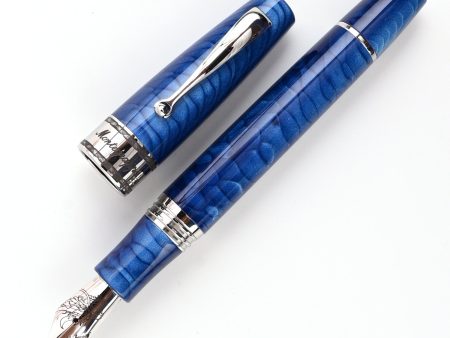 Montegrappa Regal Year of the Dragon Fountain Pen - Indigo Blue (Limited Edition) Discount