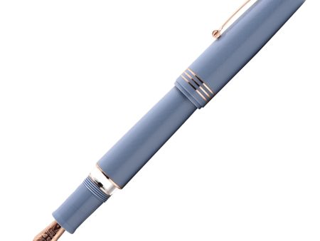 Leonardo MZ Grande 2.0 The Art of Guilloche Fountain Pen - Indigo RGT For Sale