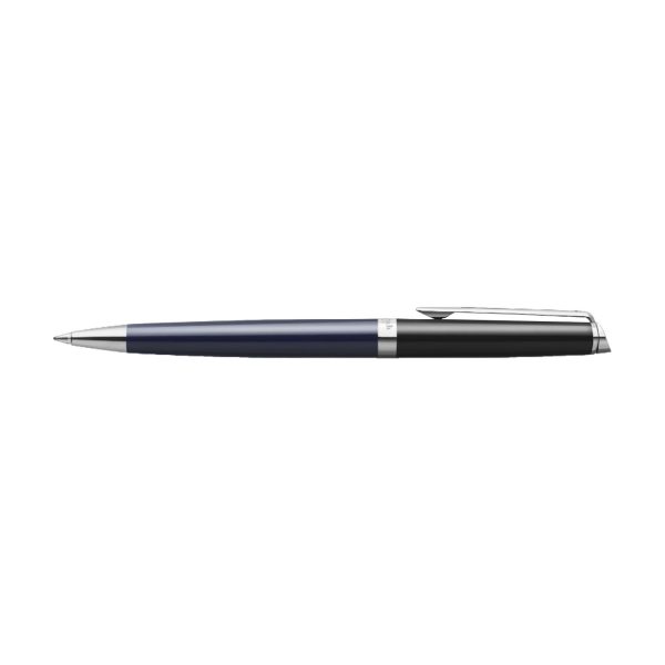 Waterman Hemisphere Colour Blocking Ball Pen - Black & Blue CT Hot on Sale