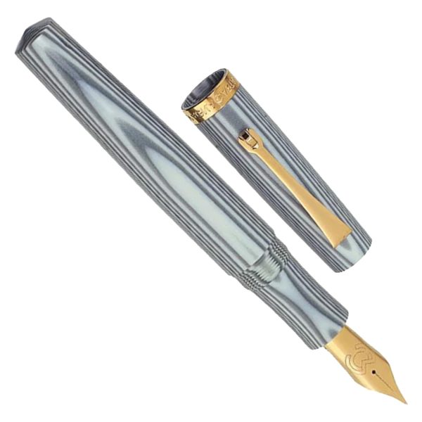 Magna Carta Libertatum Crown Fountain Pen - Grey White GT Online Hot Sale