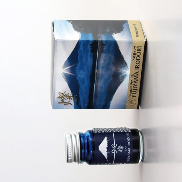 Teranishi Fujiyama Irodori San Blue Ink Bottle - 12ml Hot on Sale