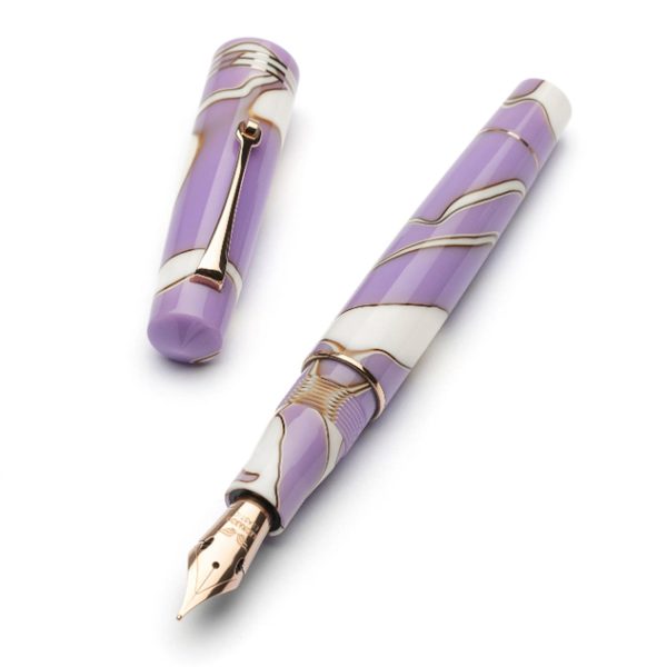 Leonardo Momento Zero Fountain Pen - Nuvola Lilac RGT For Sale