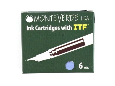 Monteverde Standard Ink Cartridge Pack of 6 - Amethyst Discount