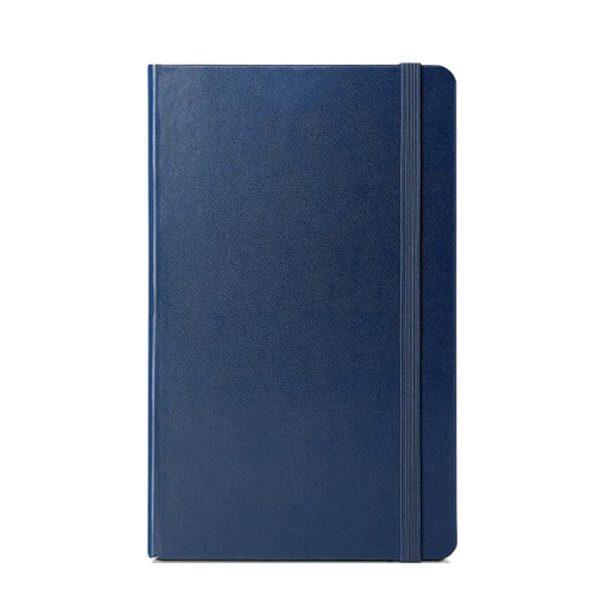 Sheaffer Hard Cover Notebook - Navy - Medium - Plain For Discount