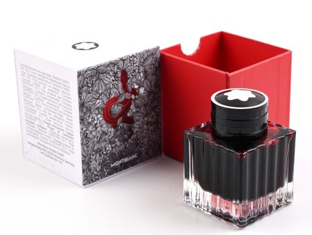 Montblanc The Legend of Zodiac Snake Ink Bottle, Red - 50ml Hot on Sale