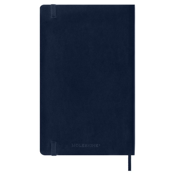 Moleskine Classic Soft Cover Navy Blue Notebook - A5, Ruled Online