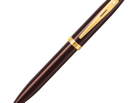 Sheaffer 100 Ball Pen - Coffee Brown GT on Sale