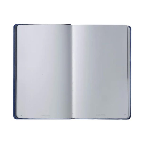 Sheaffer Hard Cover Notebook - Navy - Medium - Plain For Discount