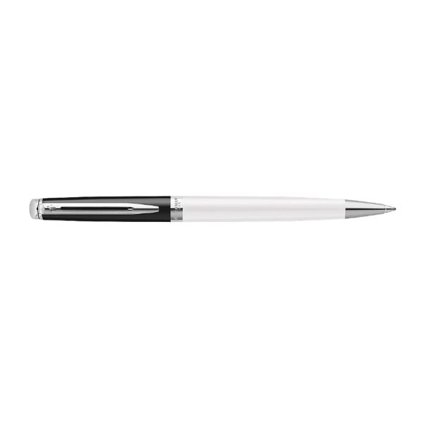 Waterman Hemisphere Colour Blocking Ball Pen - Black & White CT Hot on Sale